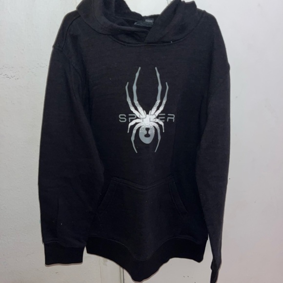 Spyder Other - Spider Graphic Black Kids Hoodie - Spider Logo